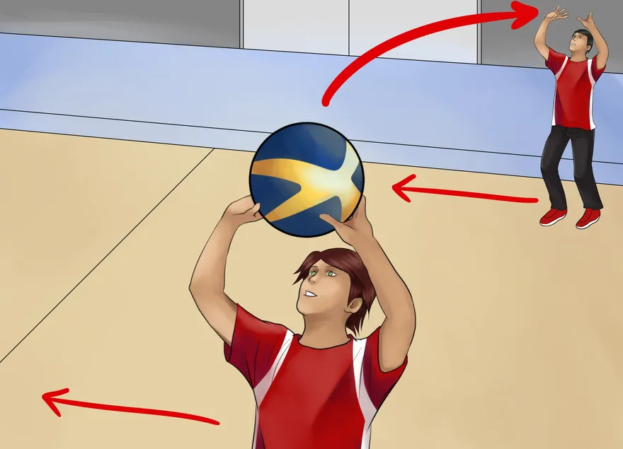 Comment faire reculer un ballon de volley-ball