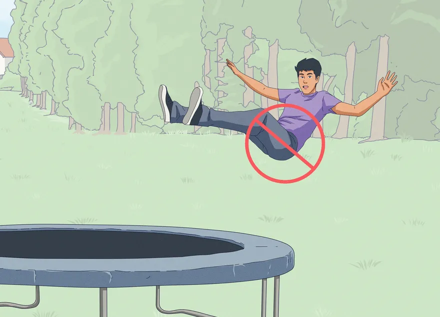 Comment sauter sur le trampoline