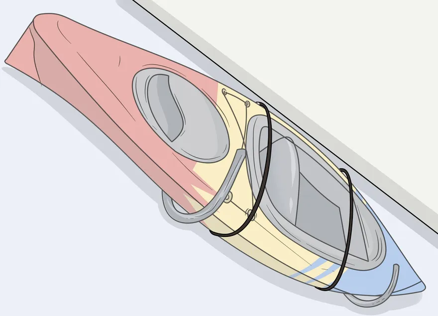 Comment accrocher un kayak dans votre garage