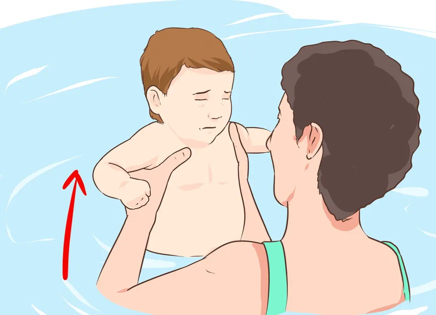 Comment initier un bébé à la piscine