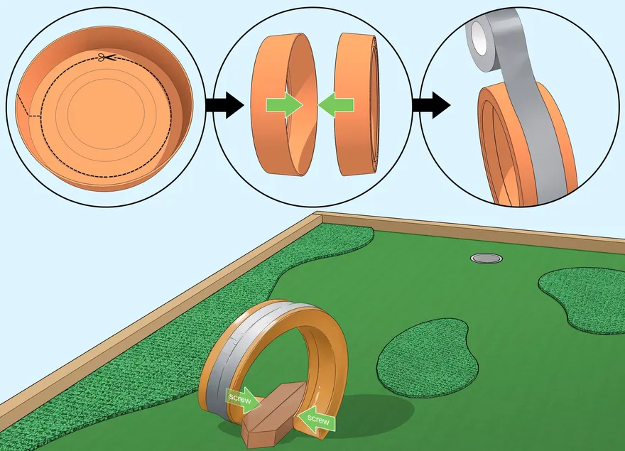 Comment faire un parcours de mini-golf