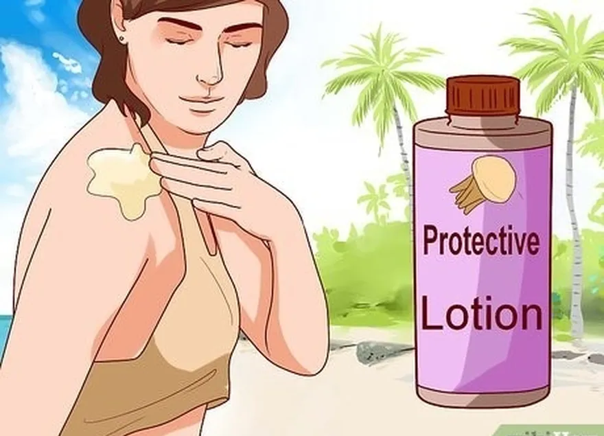 étape 2 : portez des lotions protectrices.