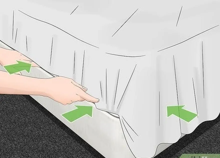 étape 3 rentrez vos draps entre le matelas et le sommier.