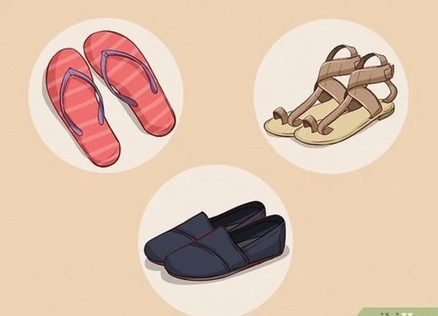 étape 6 portez des chaussures décontractées et votre paire de lunettes de soleil préférée.