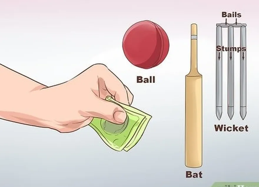 étape 3 achat de l'équipement de cricket.