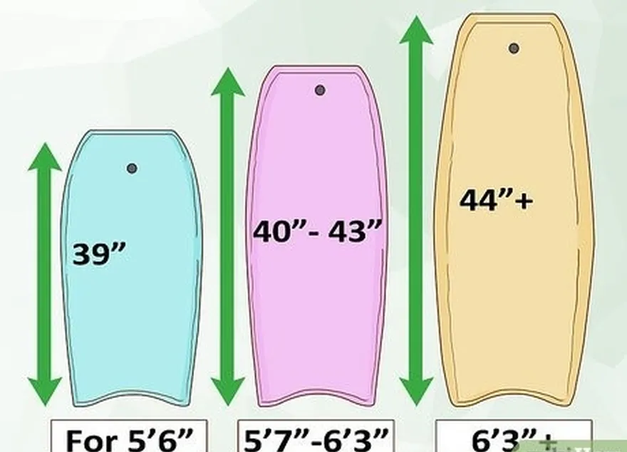 étape 2 choisissez une planche de surf adaptée à votre taille et à votre poids.