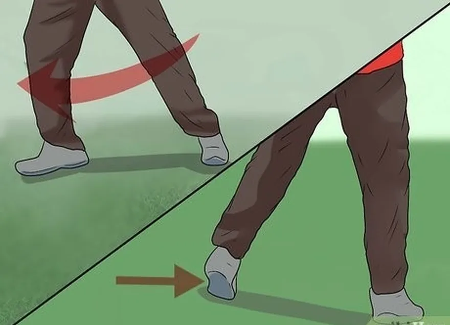 étape 5 transférez votre poids sur la jambe de tête.