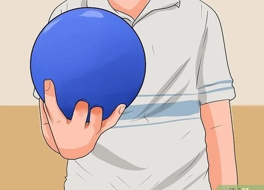 étape 1 assurez-vous d'avoir une boule de bowling qui se sent à l'aise dans vos mains.