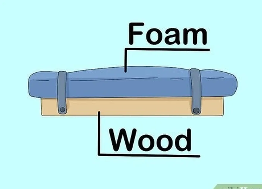 étape 1 enveloppez les planches avec de la mousse ou de la toile pour préparer vos mains.