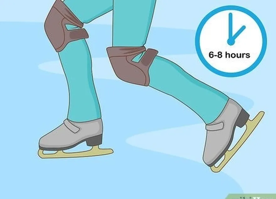 étape 4 laissez au moins six heures pour roder vos nouveaux patins.