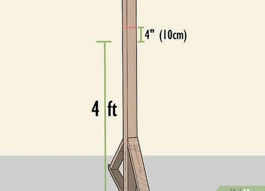 étape 2 ajoute 10 cm à ta mesure et marque-la sur chaque jambe.