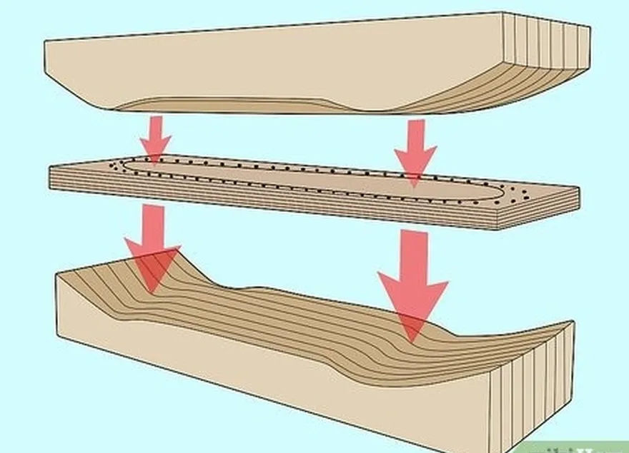 étape 6 façonner la planche.