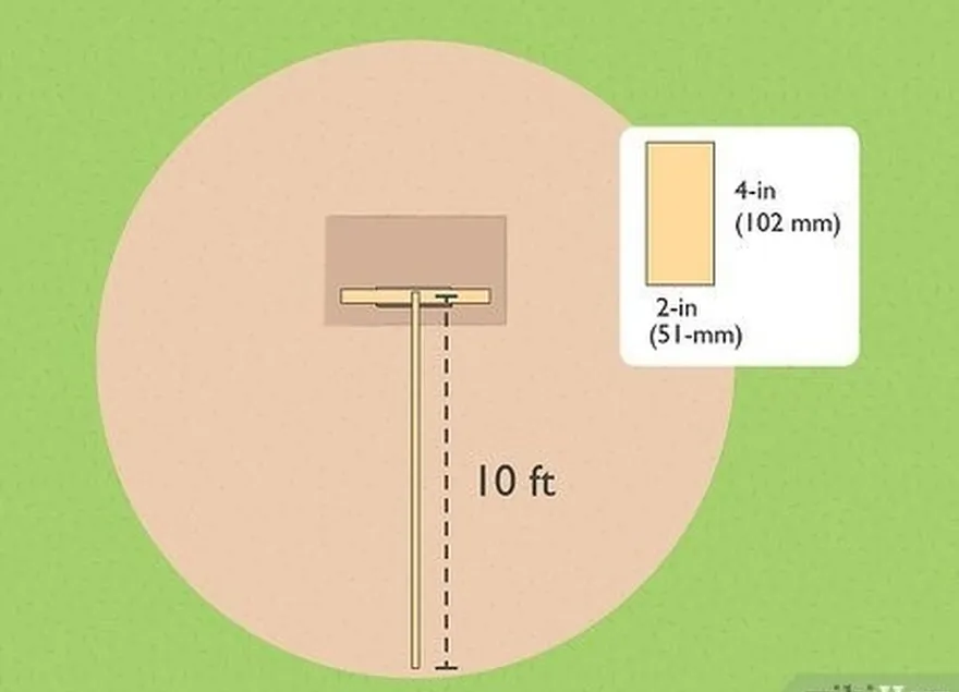 étape 2 poser une planche de 10 pieds par 2 pouces par 4 pouces sur l'autre planche.