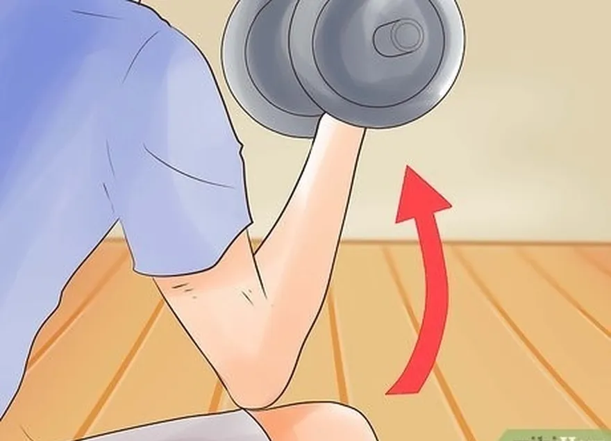 étape 2 faites travailler vos biceps.