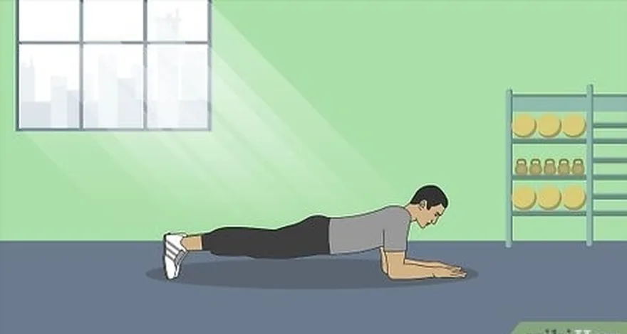 étape 13 faites des exercices de planche pour travailler vos abdominaux et votre tronc.