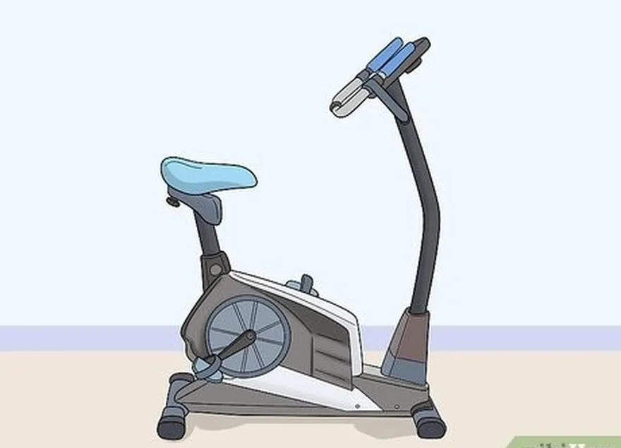 étape 2 choisissez un vélo d'appartement pour les exercices cardio à faible impact.