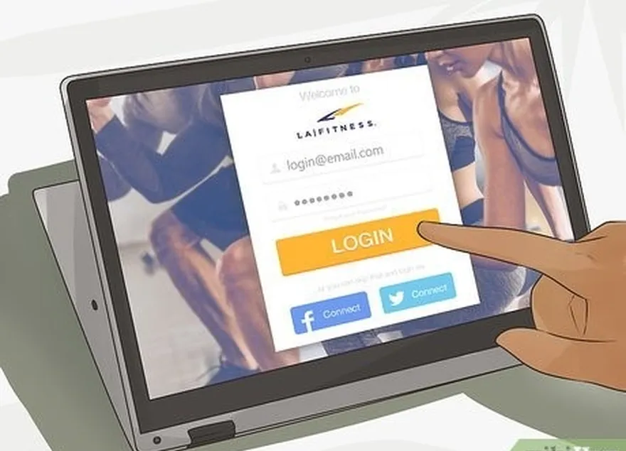 étape 1 connectez-vous à votre compte en ligne la fitness.