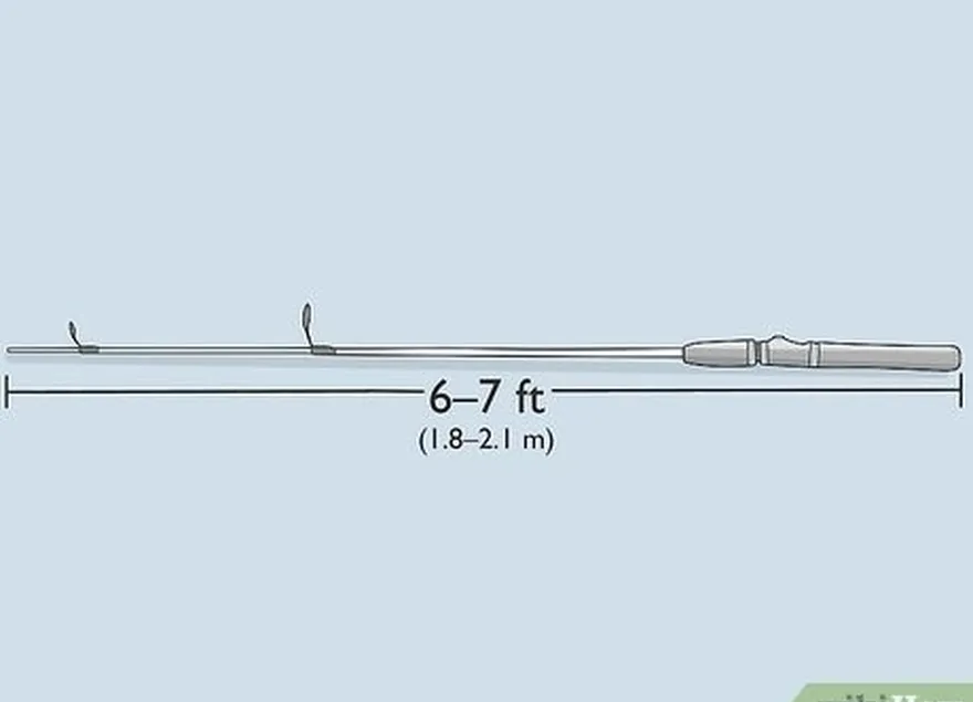 étape 1 pêchez le sandre avec une canne à pêche légère de 1,8 à 2,1 m (6 à 7 pi).