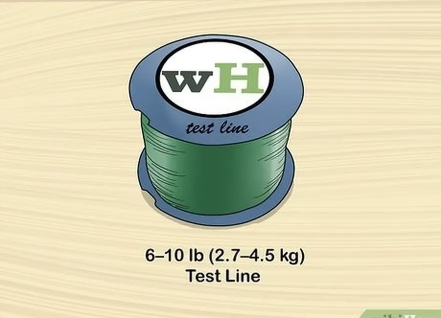 étape 3 utilisez une ligne de test de 2,7 à 4,5 kg (6 à 10 lb).