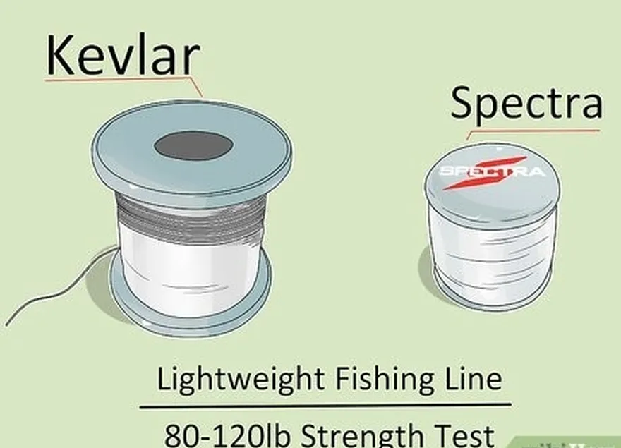 étape 3 choisissez un fil de pêche solide mais léger.