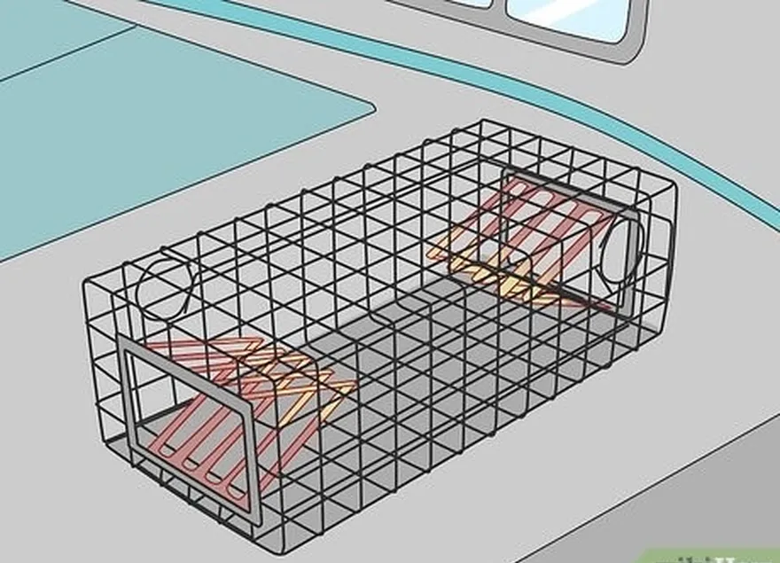 étape 7 assemblez votre casier pour attraper les homards.