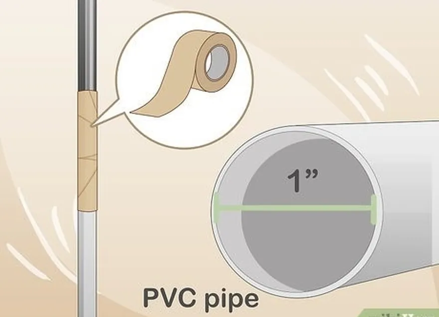 étape 2 préparez des perches à crevettes pour lancer votre filet.