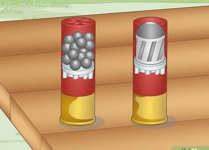 étape 1 distinguer les deux principaux types de cartouches de fusil de chasse.