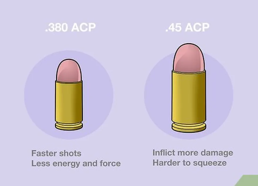 étape 5 sachez que le calibre de la chambre est aussi important que la taille lors du choix d'un pistolet.