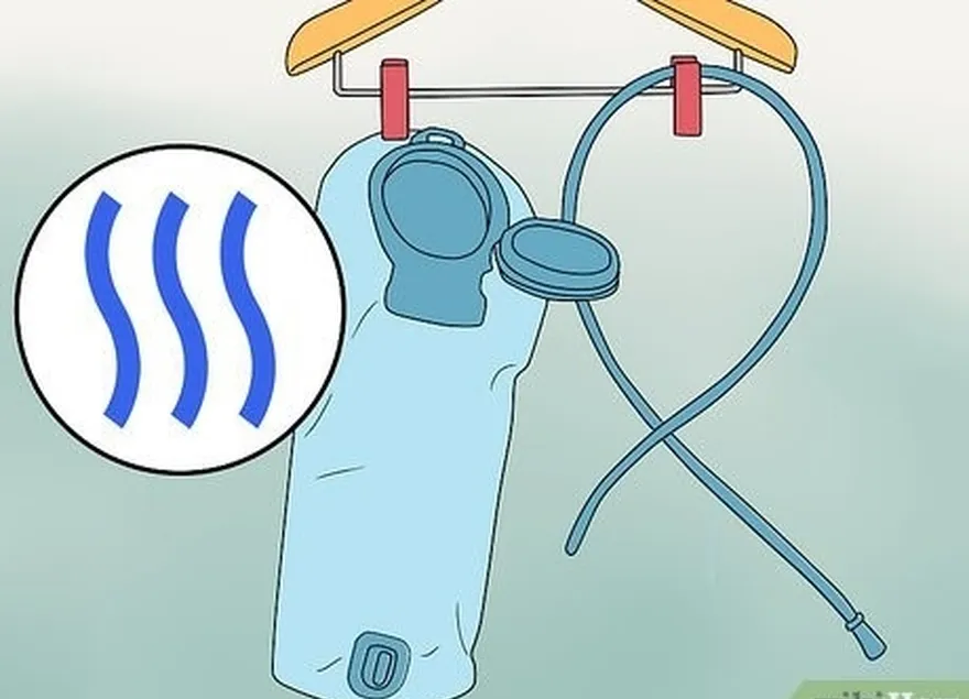 étape 3 laissez la vessie et le tube sécher complètement.