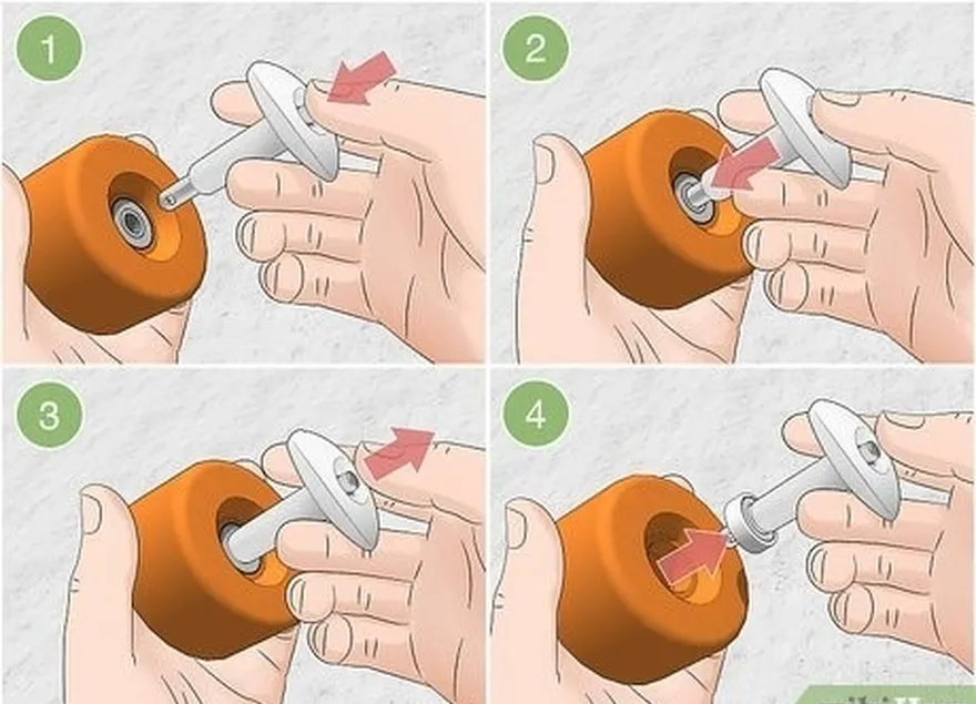 étape 3 utilisez un extracteur de roulements pour retirer les roulements des roues.