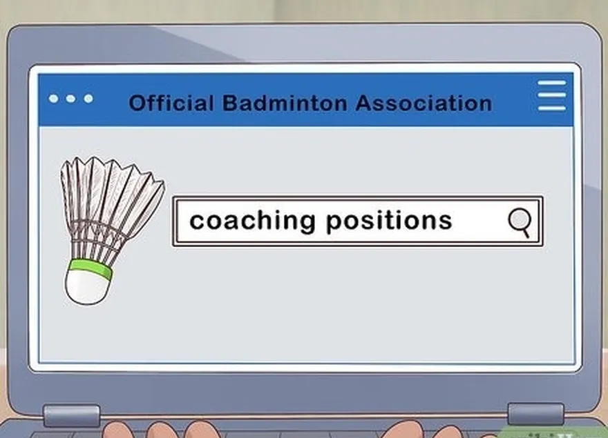 étape 2 trouvez des postes d'entraîneurs sur les sites web officiels des associations de badminton.