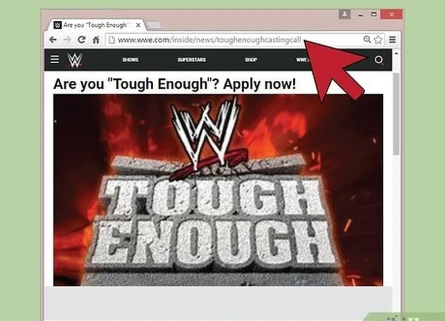 étape 5 postulez pour un contrat avec la wwe par l'intermédiaire de tough enough.