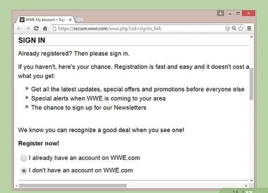 étape 4 s'inscrire à la lettre d'information et aux alertes électroniques de la wwe sur son site web.