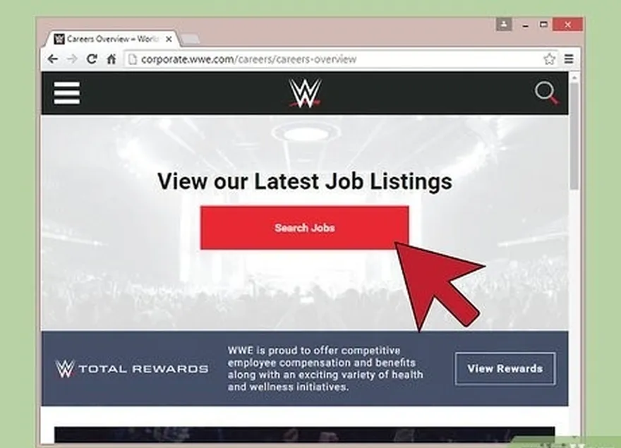 étape 2 visitez la page des carrières sur le site web de la wwe.