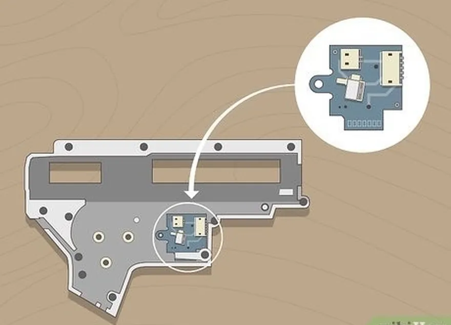 étape 4 installer la carte de déclenchement.