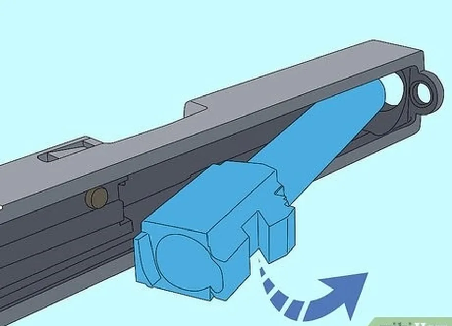 étape 2 sortez le canon de la glissière.