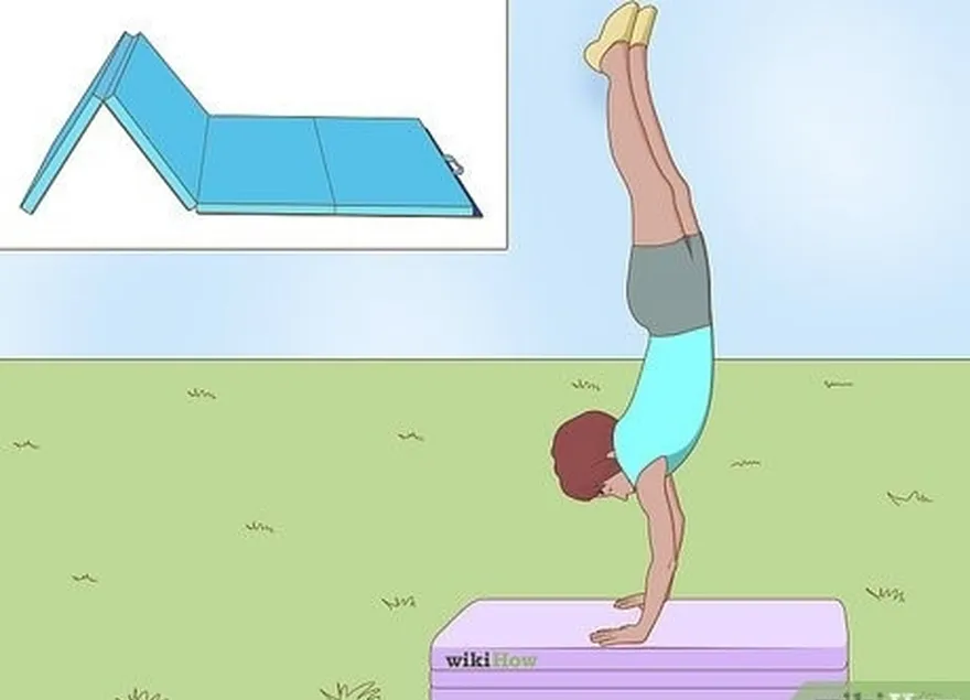 étape 5 utilisez un tapis de gymnastique.