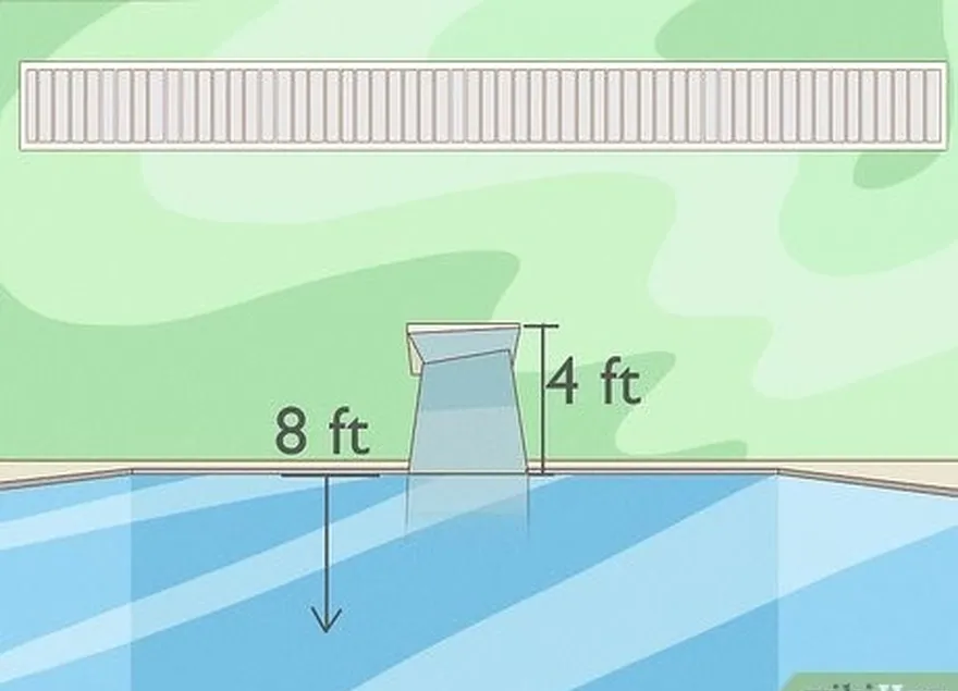 étape 1 vérifiez que l'eau est suffisamment profonde.