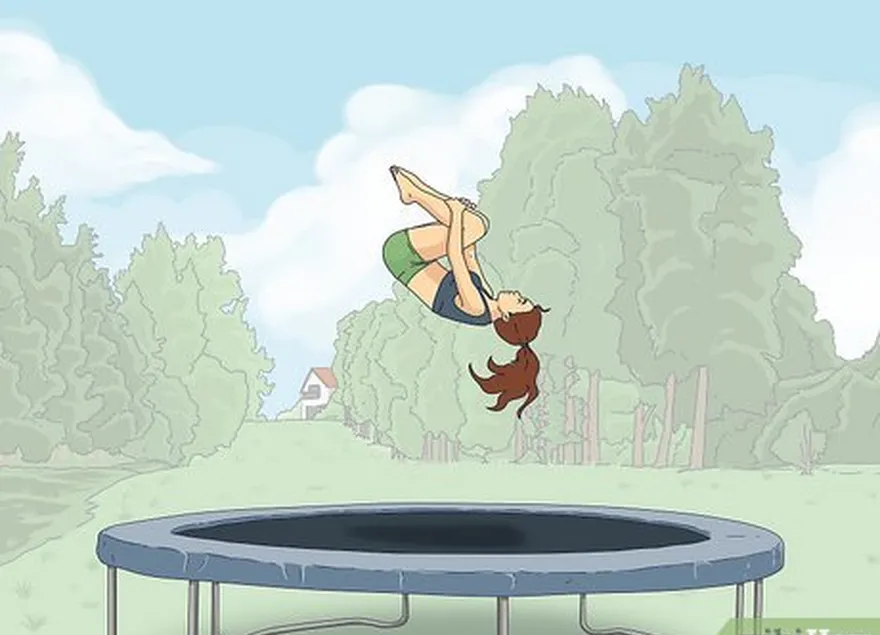 étape 4 essayez de vous entraîner sur un trampoline.