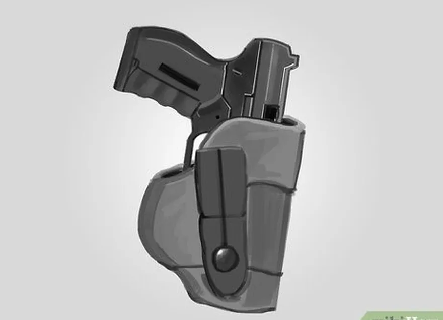 étape 8 remettez votre arme au holster dans l'ordre inverse de ce qui précède.