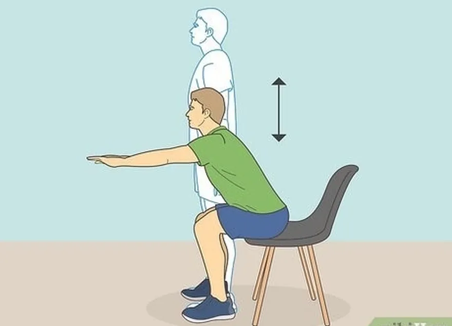 étape 2 essayez les flexions de chaise.