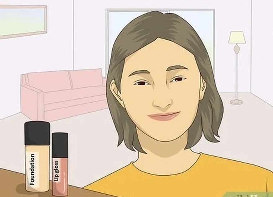 étape 6 maquillage't overdo your make-up considering you will sweat it off.