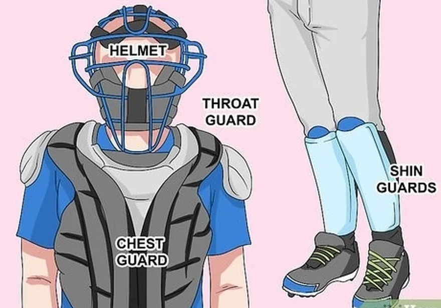 étape 3 portez l'équipement de sécurité nécessaire si vous're a catcher.