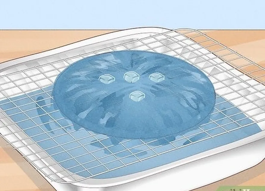 étape 5 laissez la glace fondre complètement pour créer des motifs amusants.