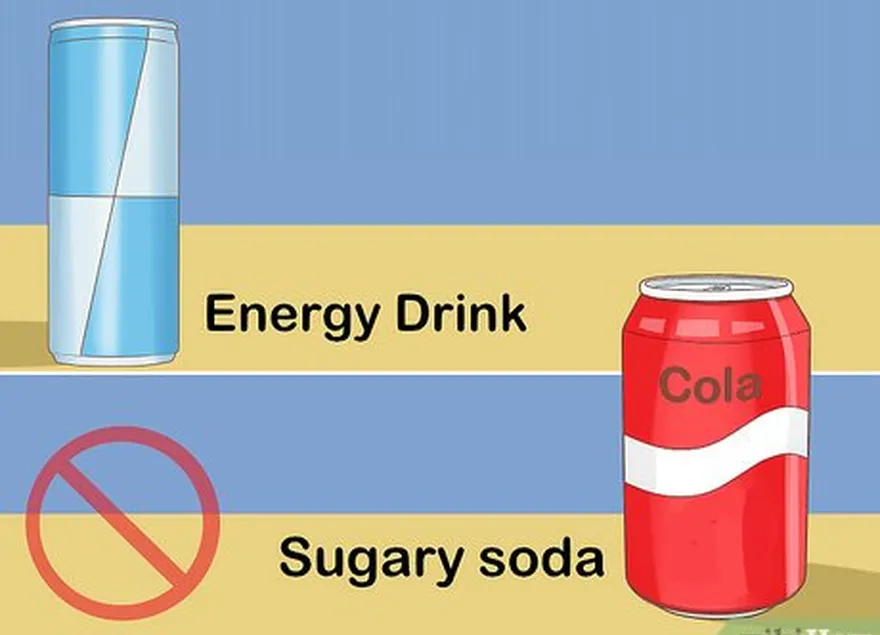 étape 2 supprimez les sodas sucrés et les boissons énergisantes.