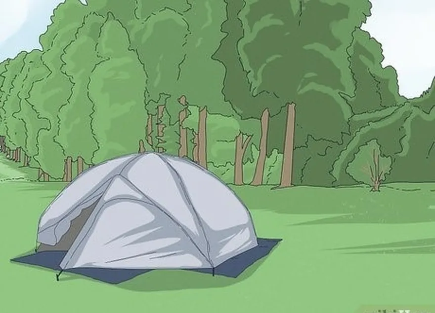 étape 10 faire du camping....