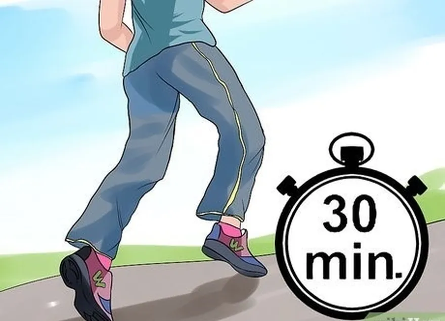 étape 3 essayez de faire 30 minutes d'exercices aérobiques par jour.