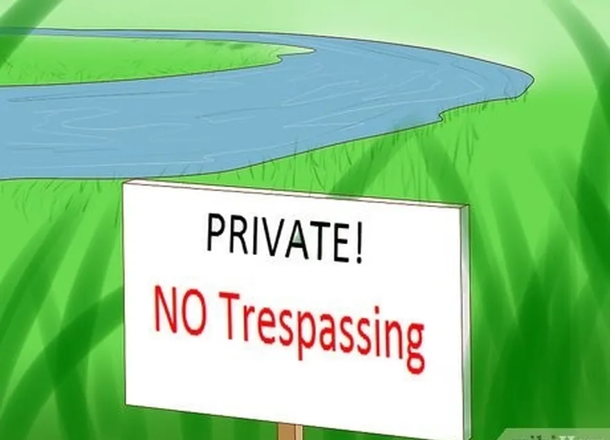 étape 3 ne pas't trespass private property without consent.