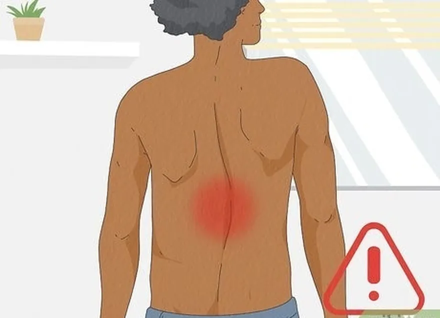 étape 1 passez un test de dépistage de la scoliose si vous souffrez également de maux de dos et de déséquilibres.