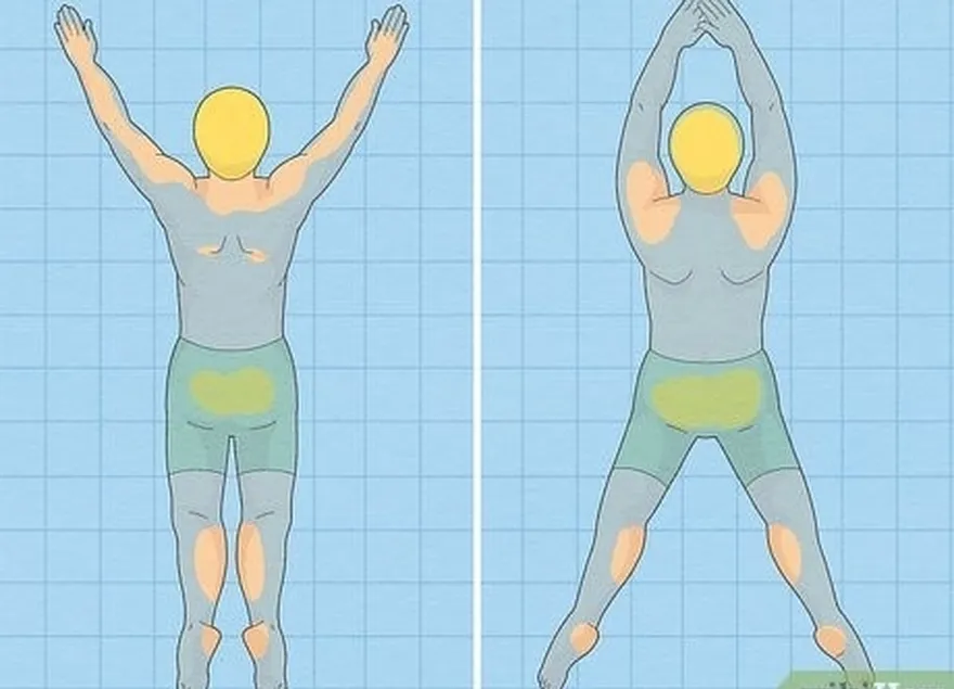 étape 3 alternez entre l'extension des bras et des jambes dans une position d'équilibre. 